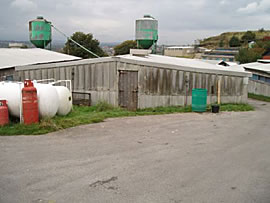 Photo of rural outbuildings used for commercial purposes